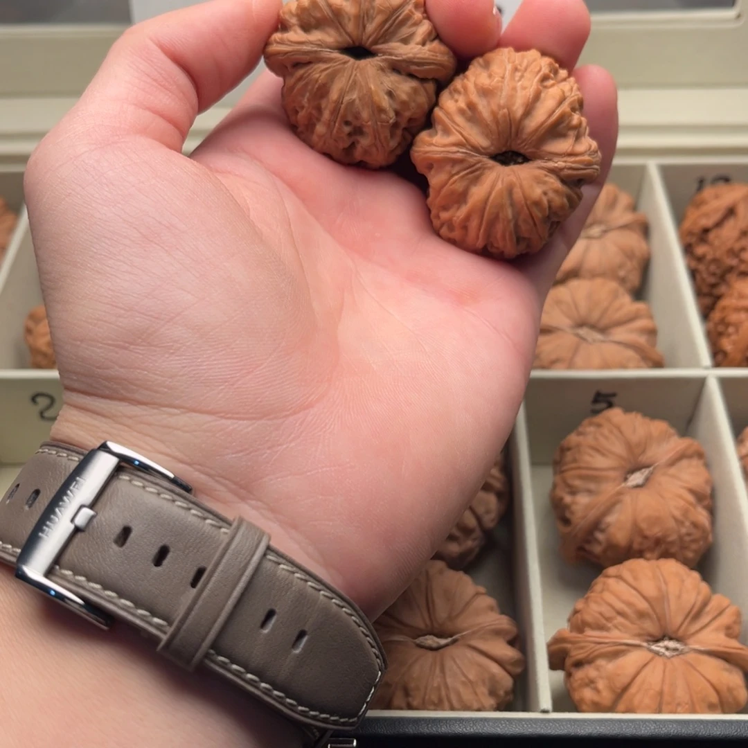 金***柜文玩核桃吊坠元宝的父亲是著名画家