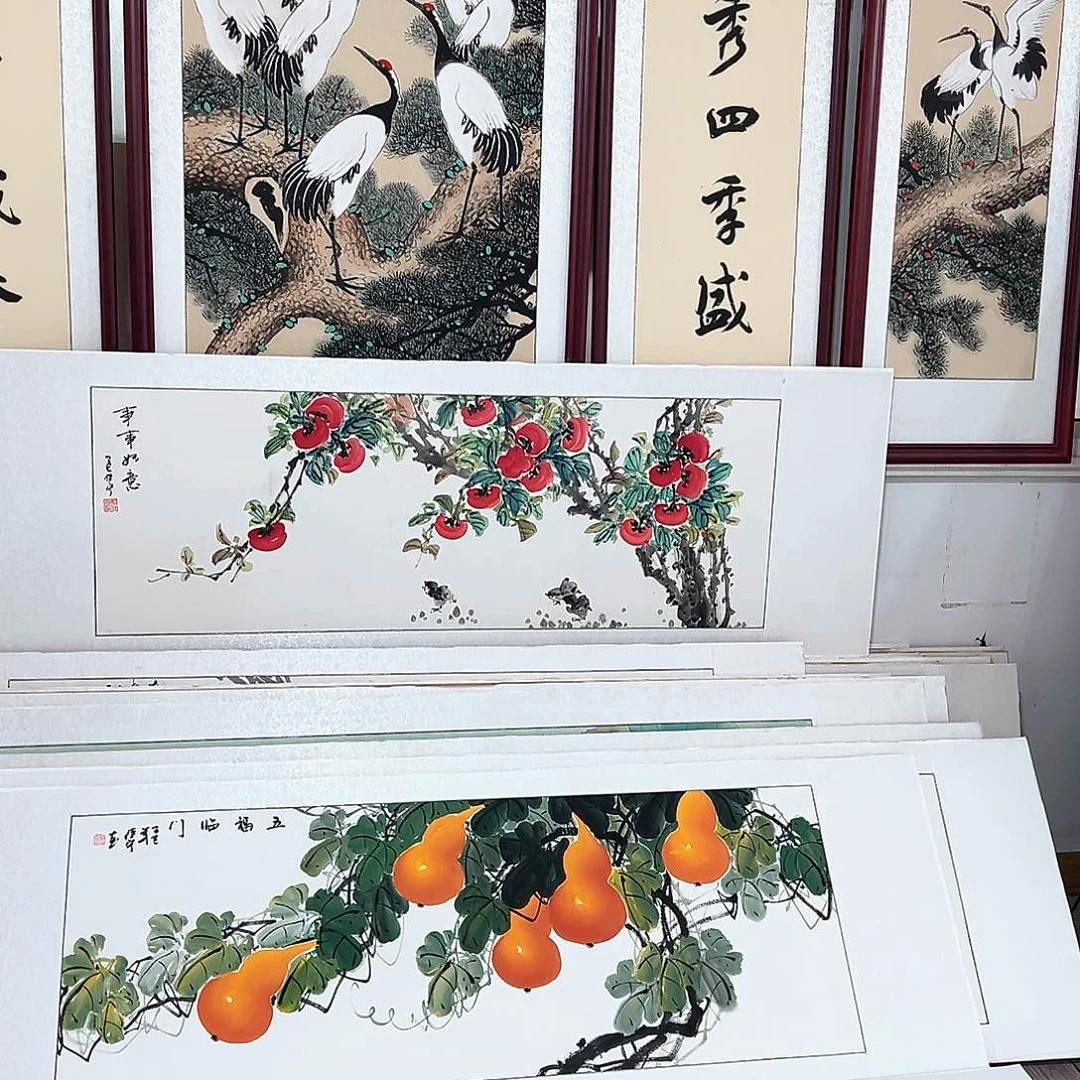 国画谷*儿手绘保证假一罚万