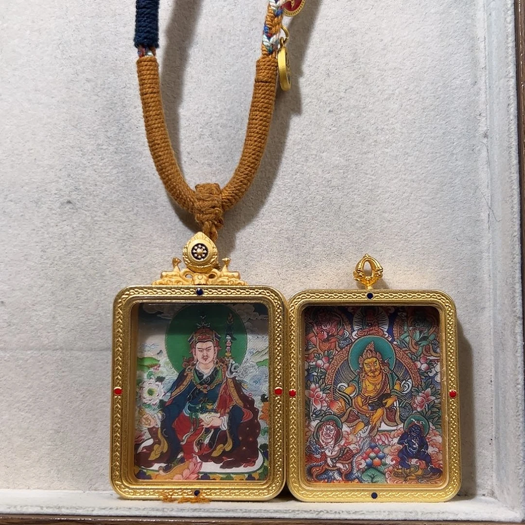 枭***吊坠双面定制 五路 莲花生