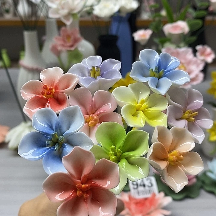 陶瓷陶瓷材料樱花10朵