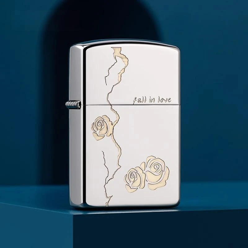 复古老式砂轮煤油打火机海岸玫瑰防风煤油男友特价创意雕刻打火机