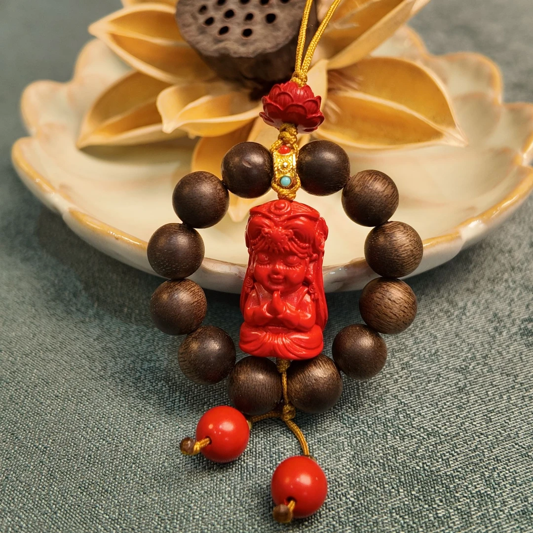 纳善【安居乐业】达拉干扎基拉姆手把件天然结香/个-XCP2756TZYB