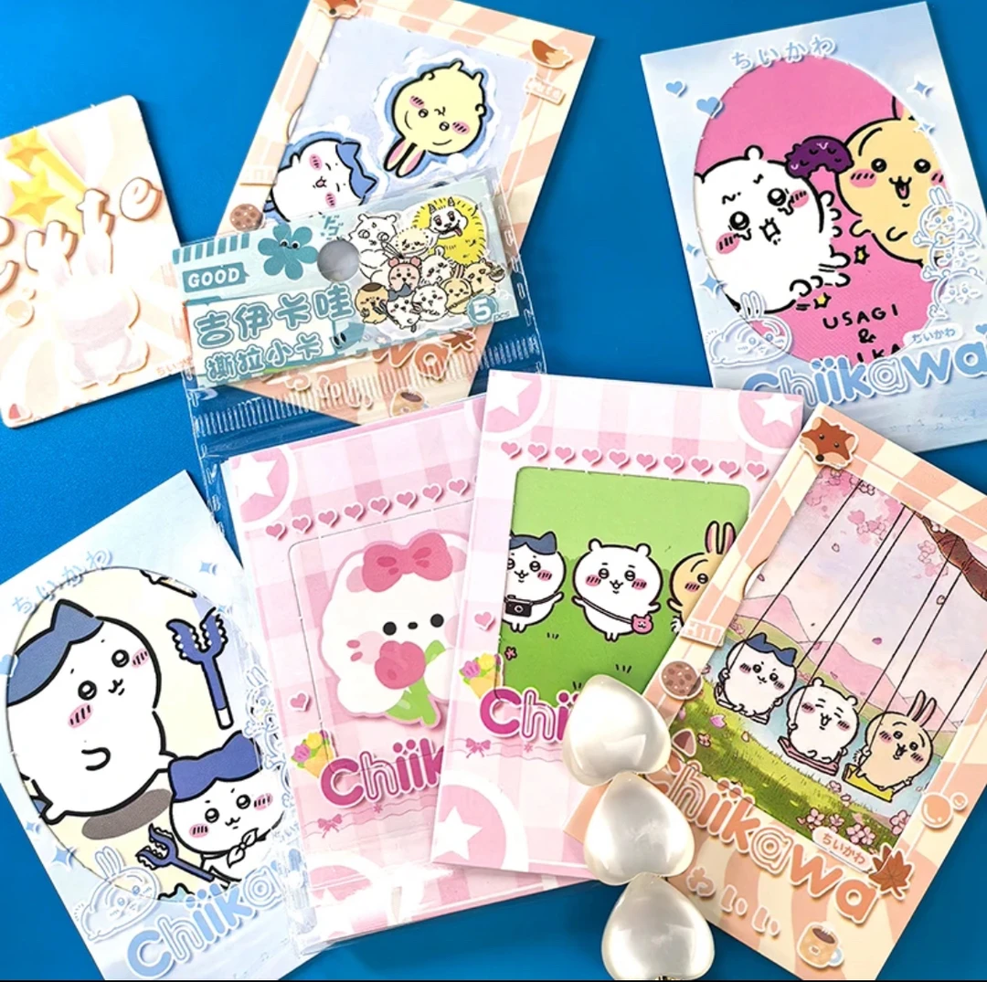 【平拆/小/大叠叠】微动文创chiikawa扣拉拍立得收藏卡牌 国卡二创
