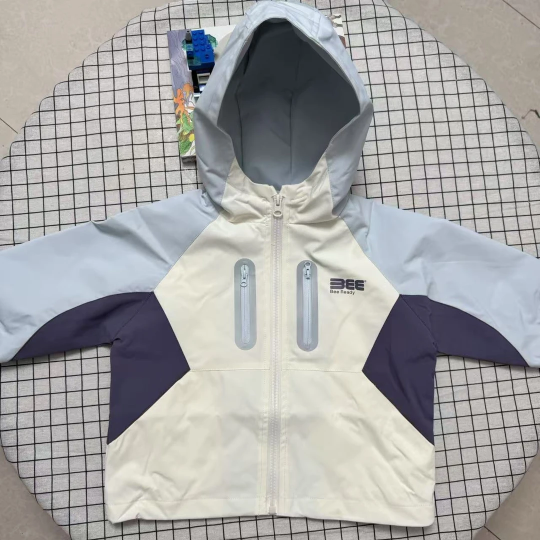 2025春季新款儿童外套上衣防风拼色时尚外穿服男女童通用春秋款