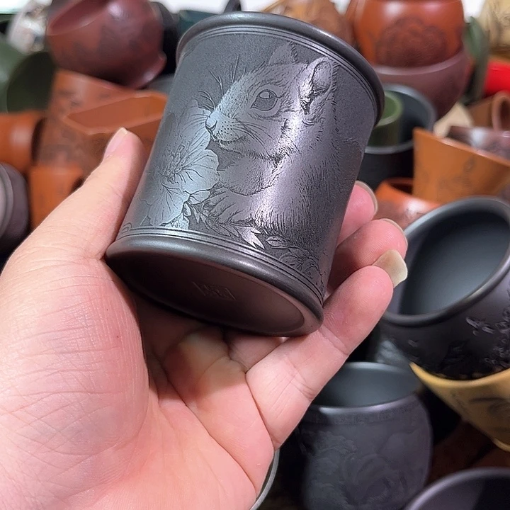 茶杯紫砂全手工紫砂主人杯