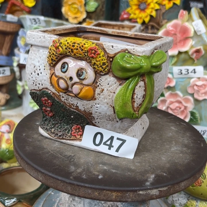 紫砂花盆粗陶材质多肉花盆