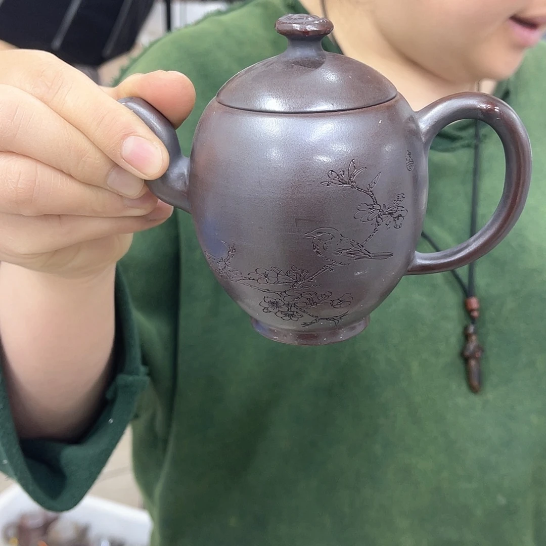 茶壶紫砂宜兴紫砂壶瑕疵