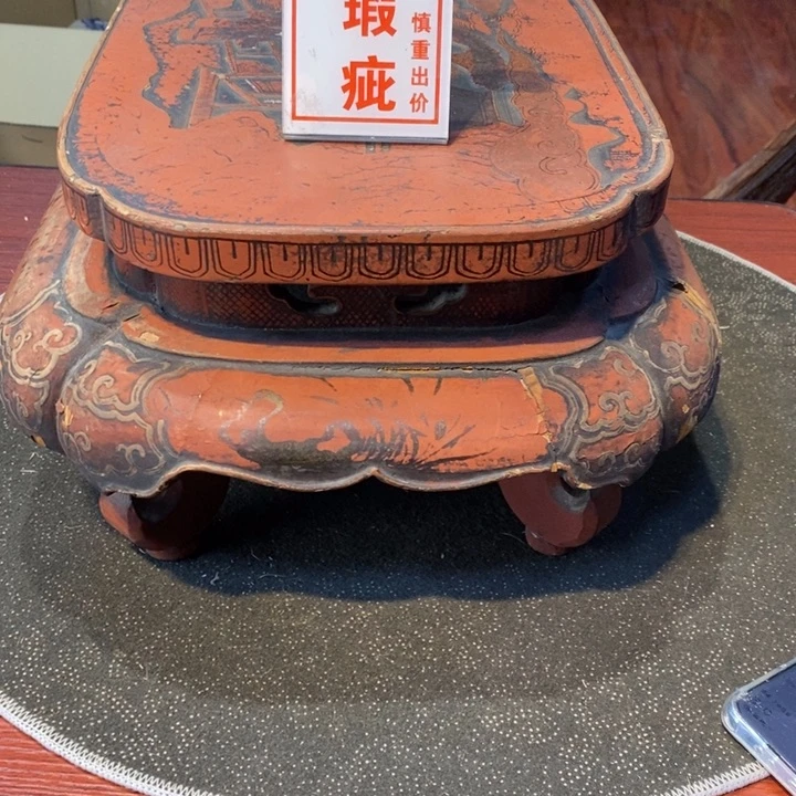 y***y大叶紫檀（黑酸枝木类）摆件工艺品工艺品桌子
