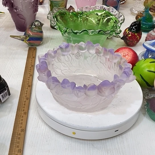 琉璃花瓶高9厘米宽20厘米
