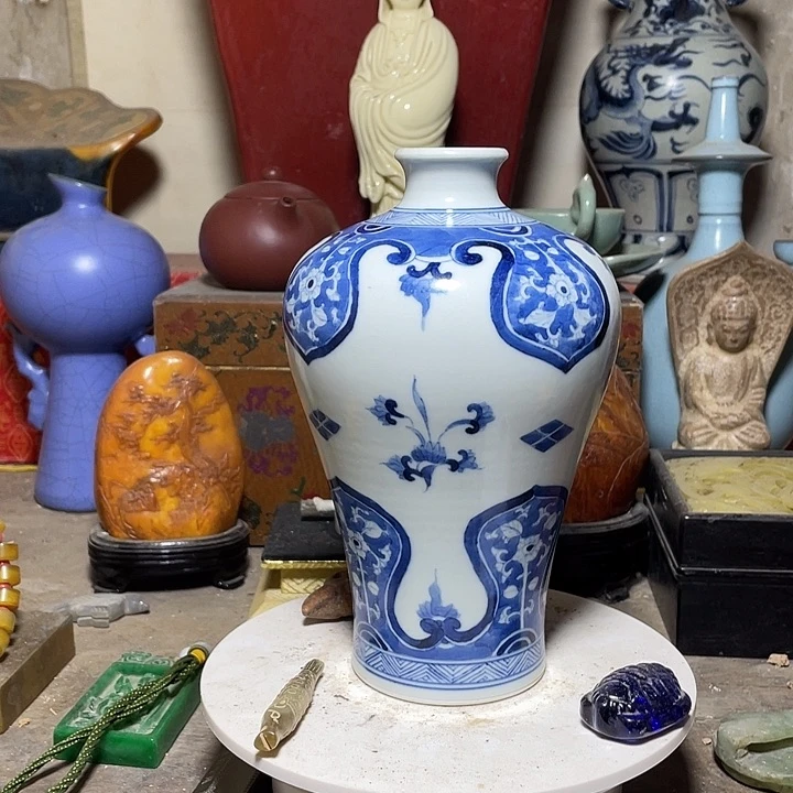 瓷片青花瓷器手工制作