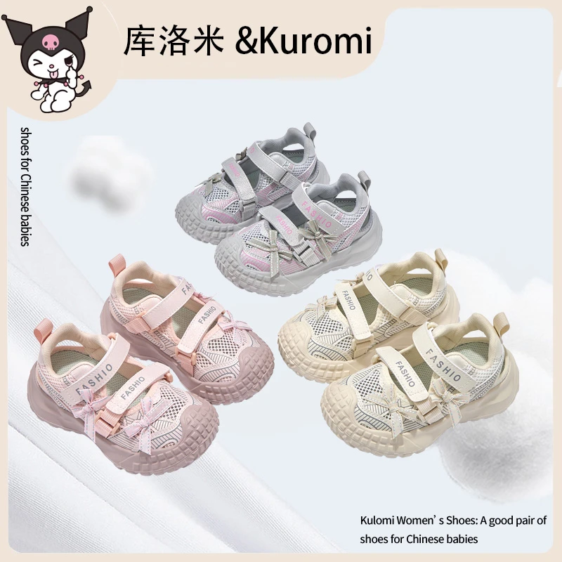 夏季女童透气包头网面运动沙滩鞋儿童休闲儿童凉鞋12岁潮款童鞋