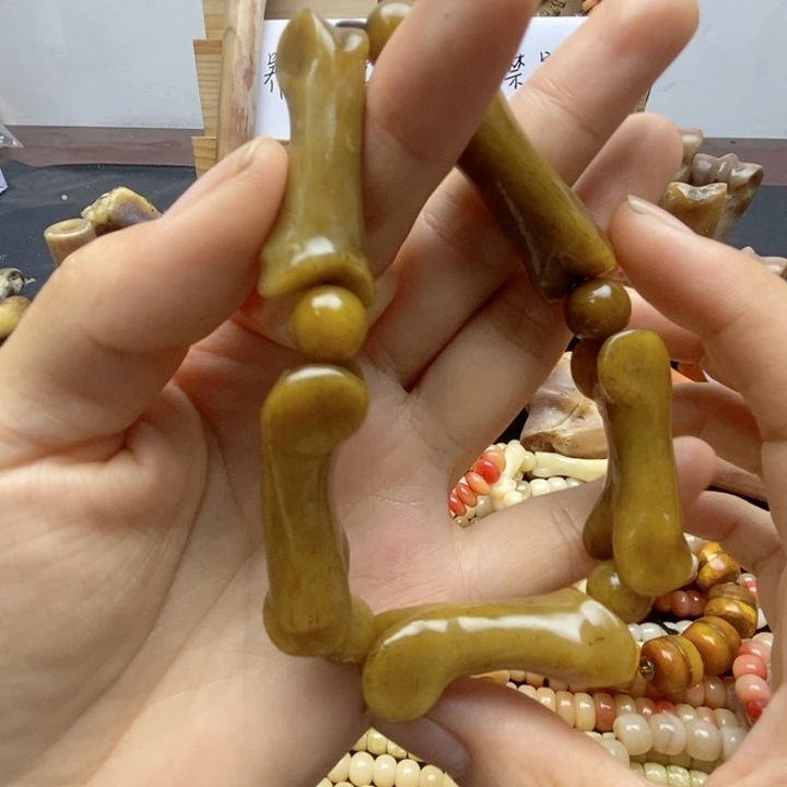 驼骨把件趾骨驼骨手串手链