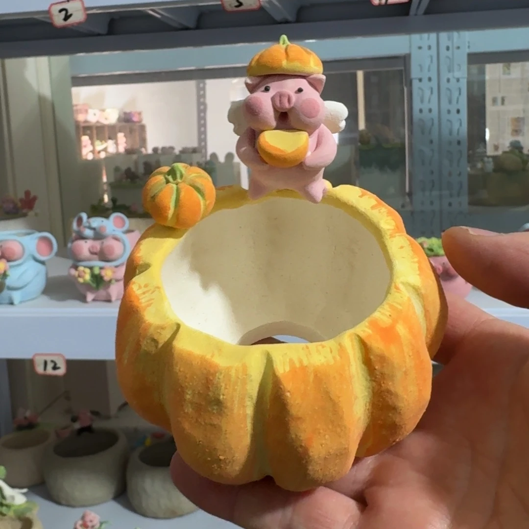 厂家直销手工花盆摆件