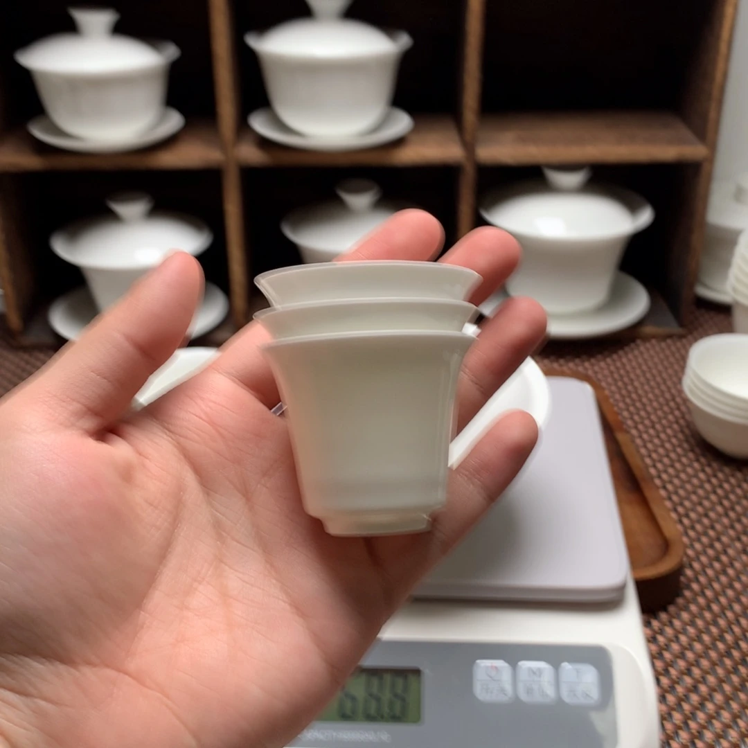 伟**行3个杯骨瓷薄胎茶具骨瓷薄胎茶具