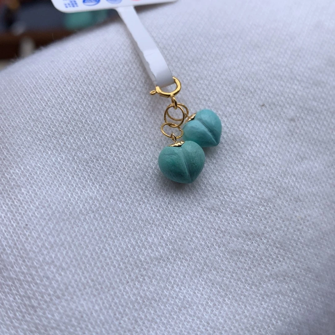 绿松石18K金镶嵌绿松石