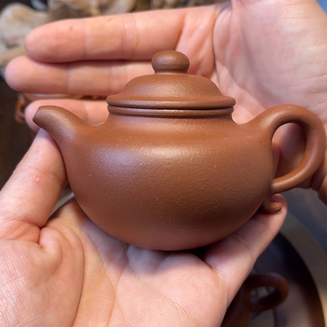 紫砂茶壶宜兴紫砂茶具半手工制作