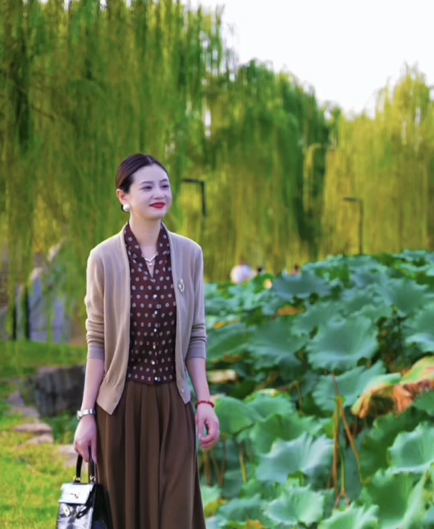 【妃皇】秋冬国风气质贵妃领假两件轻奢高雅古韵羊毛开衫