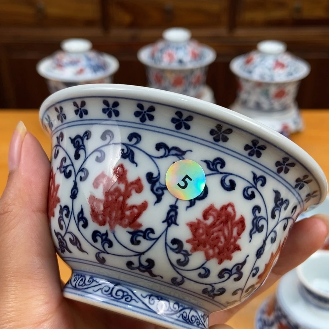 手绘现代茶具非古董