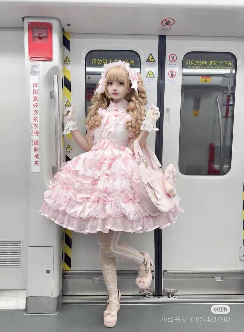 【心动之恋实体店现货】花嫁jsk超华丽公主古早感可可甜心酱Lolita
