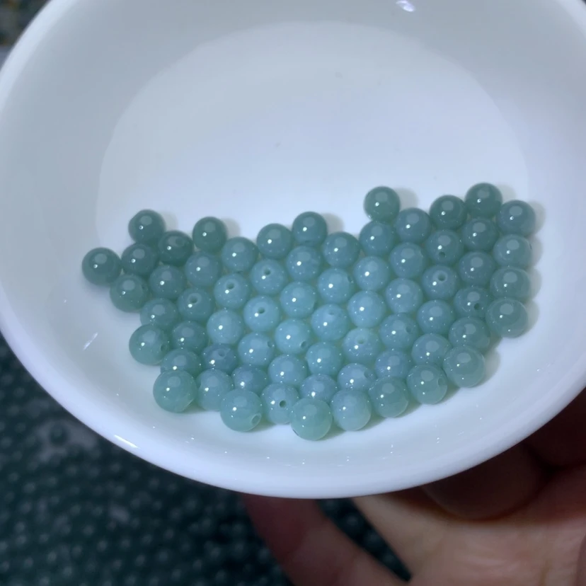 【闪购商品】翡翠手链未镶嵌卡6冰蓝水50颗