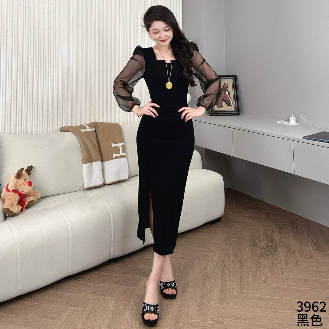 Saeda女装收腰显瘦时尚连衣裙YF3962