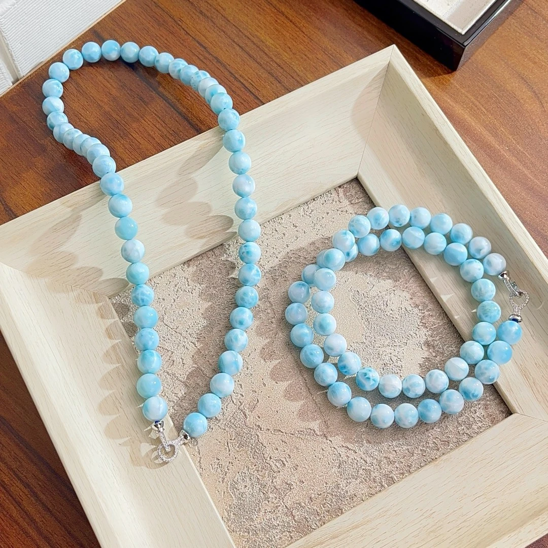 S925银海纹石妈妈链（多样性发货 发其一）