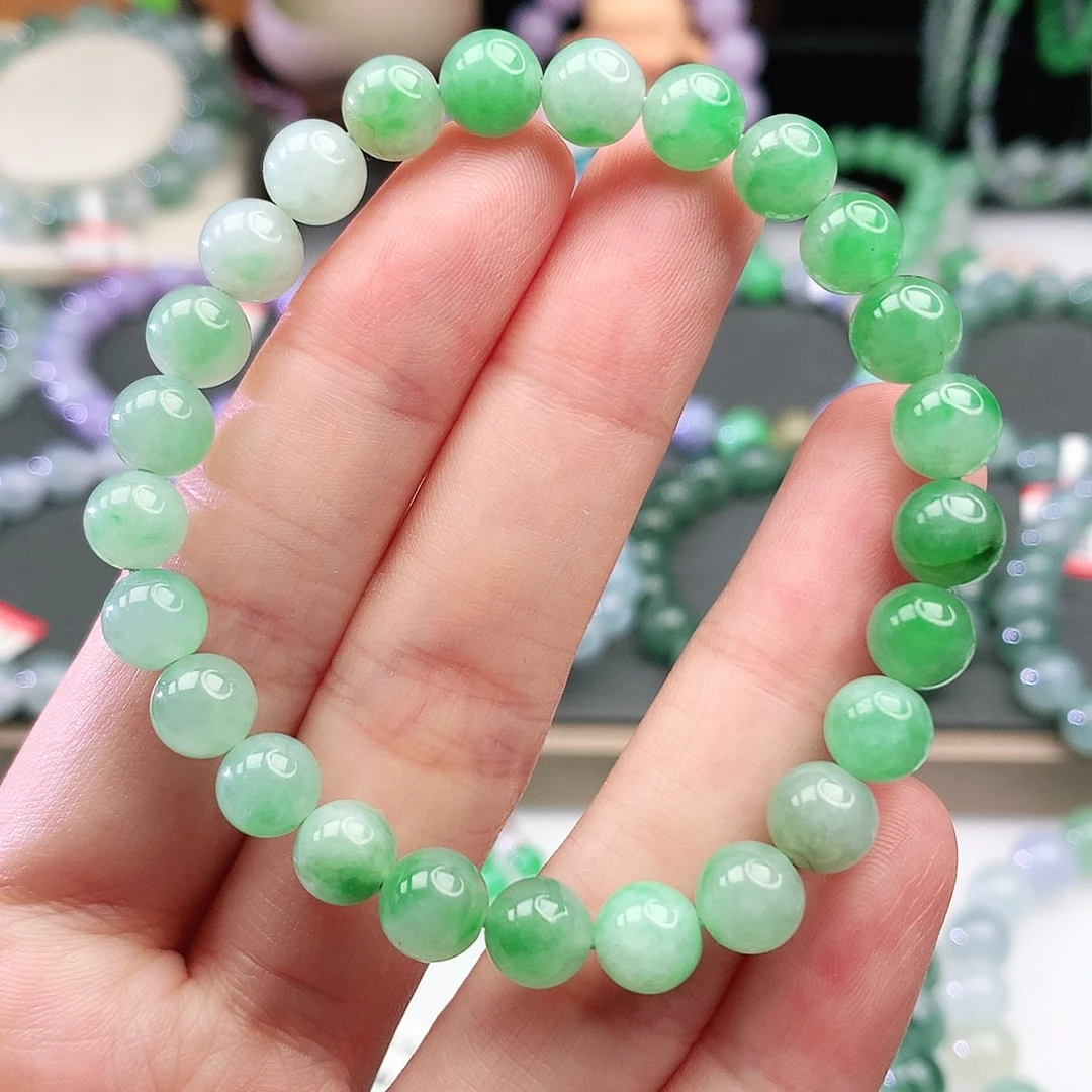 未镶嵌手链翡翠翡翠7mm