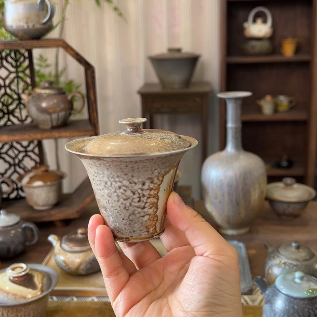 中白精品马蹄盖碗