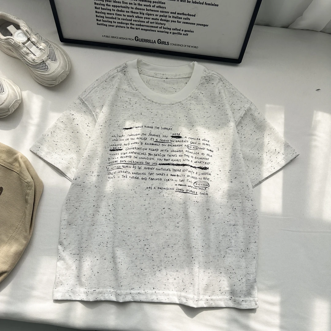 若大王时尚百搭童装圆领童装短袖T恤 JM5082