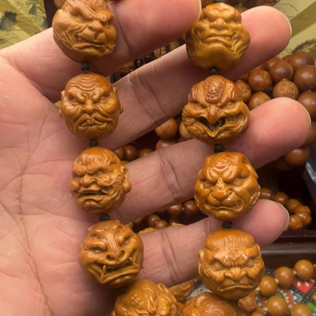 橄榄核手串/手链1.8铁盒恶僧十二生肖