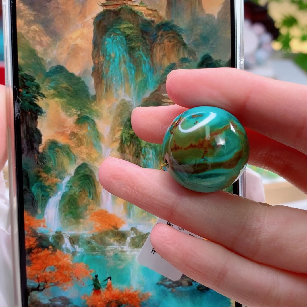 未镶嵌绿松石珠宝奇石