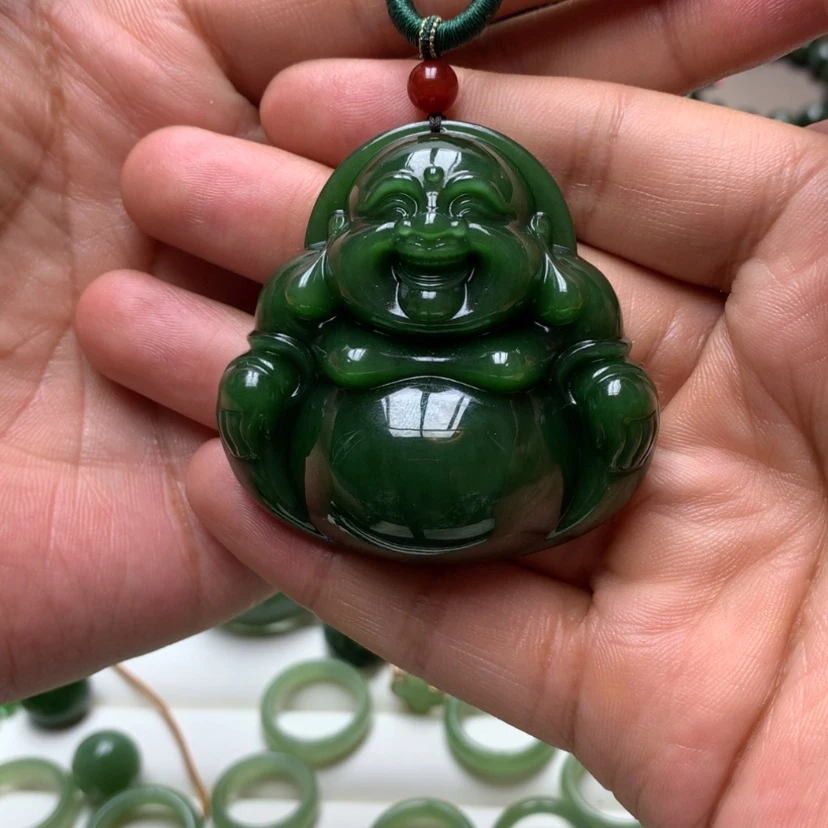 【闪购商品】和田玉（碧玉）未镶嵌颈饰H****奥