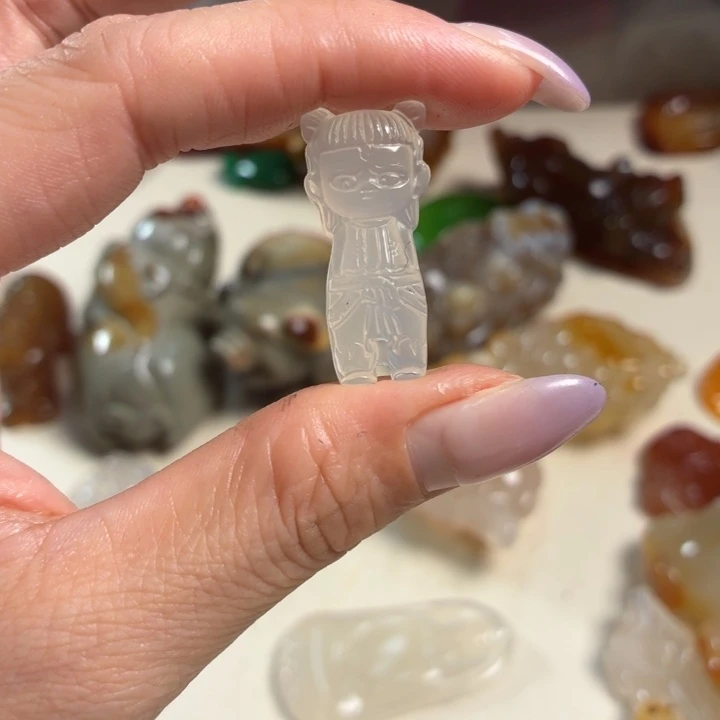 玛瑙/玉髓未镶嵌吊坠(不含链)