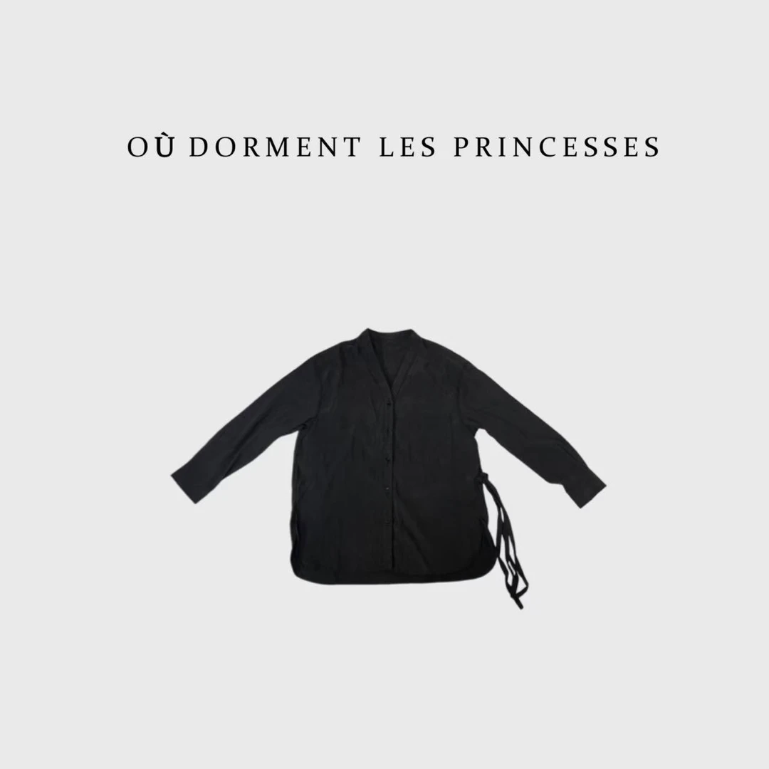 Fen姐|【星落银河】时尚设计感不规则禅意时髦百搭上衣252795