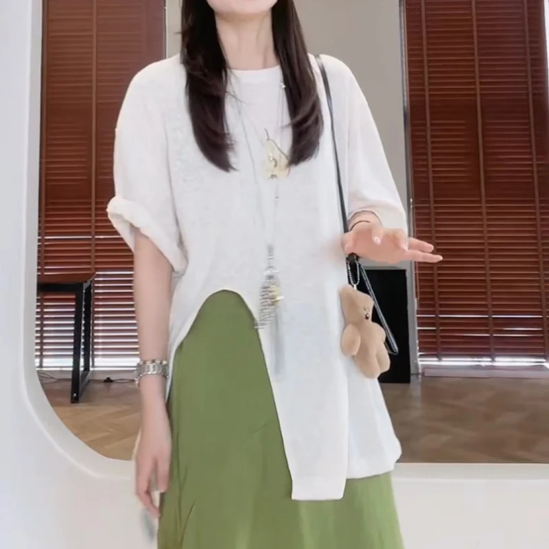 2025夏季新款时尚显瘦百搭气质休闲上衣LK2504557