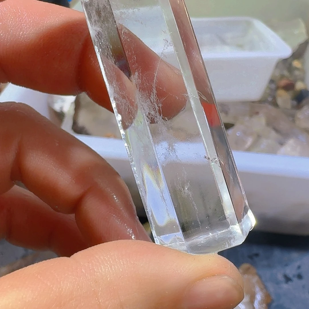 未镶嵌珠宝半成品水晶孔*东