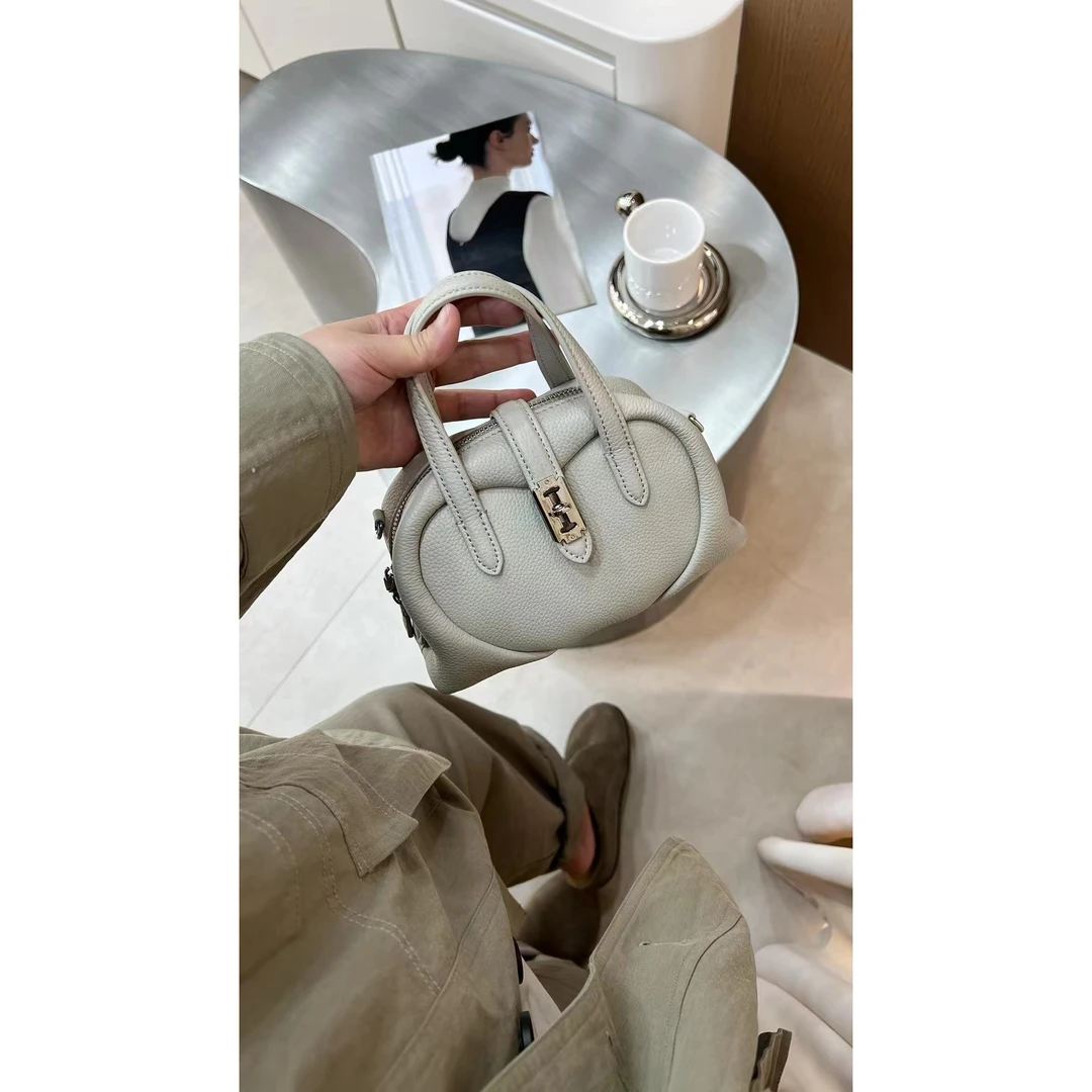 9017 珍珠灰【点点精选】新款时尚轻奢百搭气质女包