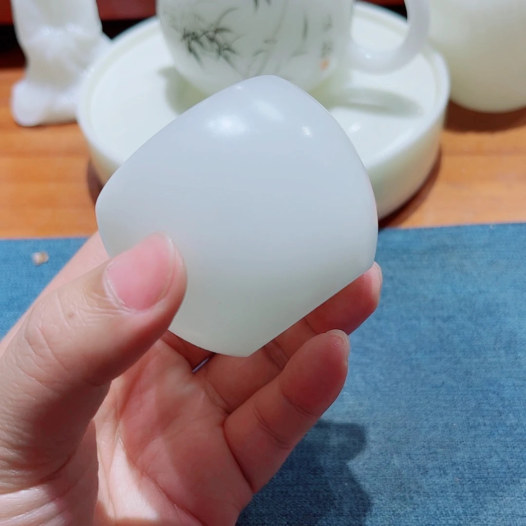 陶瓷6个素烧璞玉50cccccc