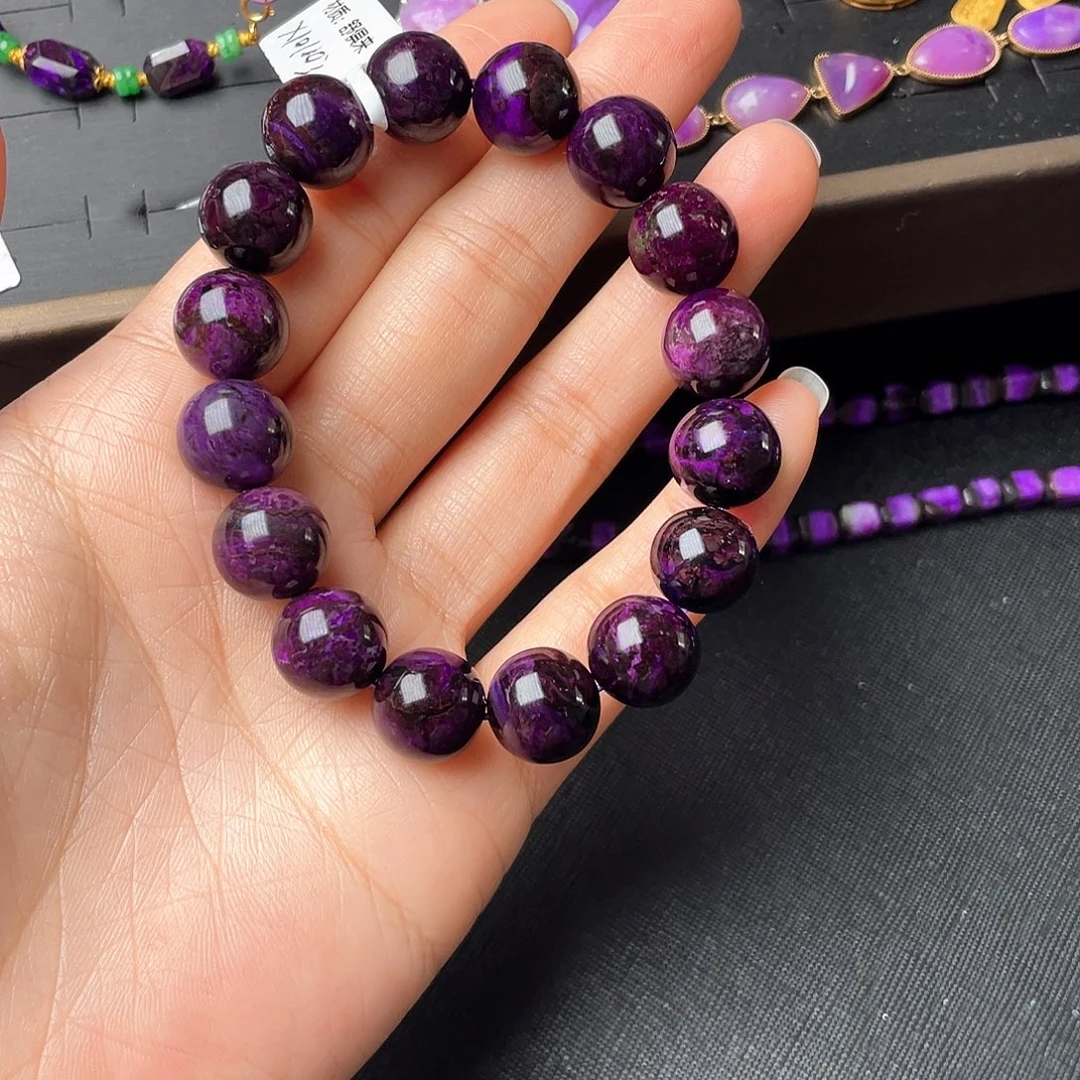 菩***光苏纪石（舒俱来）未镶嵌手链