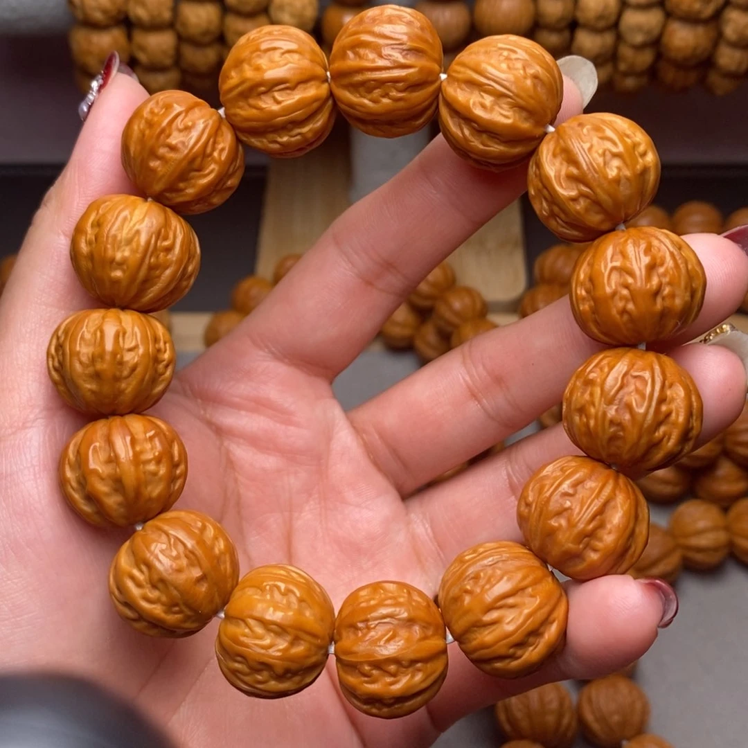 猴头核桃手串18-19mm全品京八棱