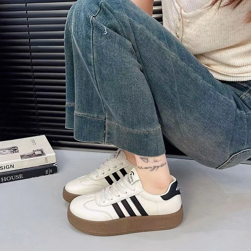 秋季系带女款德迅鞋平底百搭