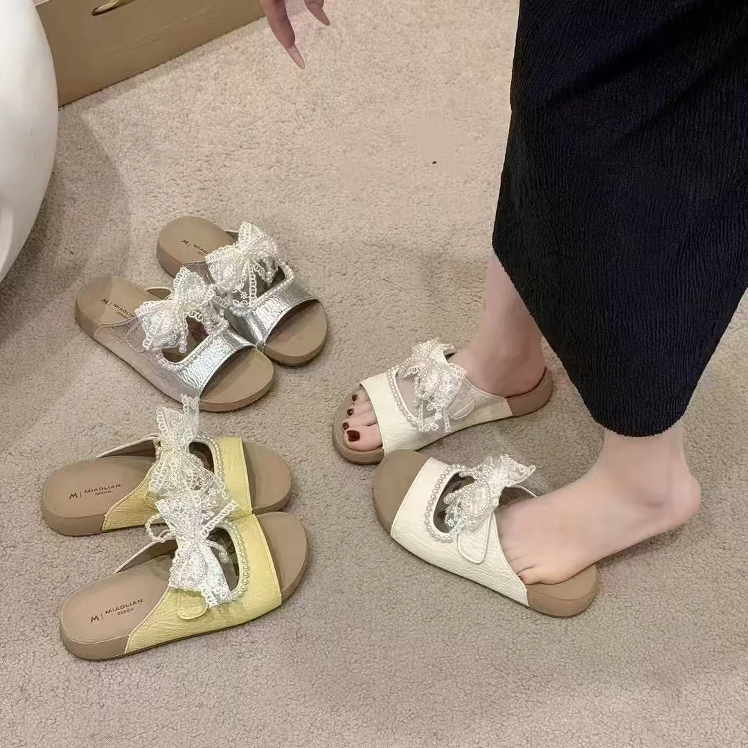 2025新款绝美外穿小香风网红时尚百搭舒适凉托