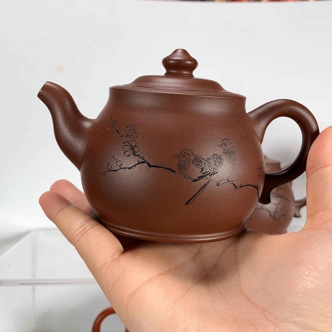 城***）紫砂大韵紫砂壶手工制作