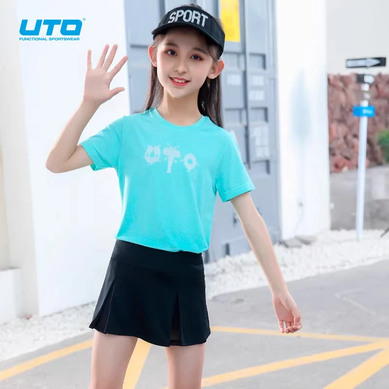 UTO/悠途炫系列舞动款2.0儿童二合一短裙夏季女童休闲运动时尚