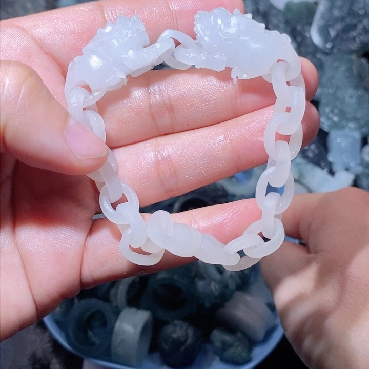 未镶嵌定制翡翠小*朵毛