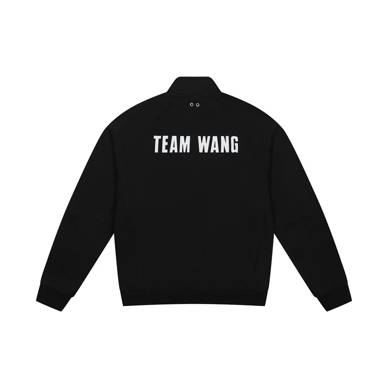TEAM WANG 王嘉尔同款 硅胶字母印 立领潮流夹克休闲运动 男外套