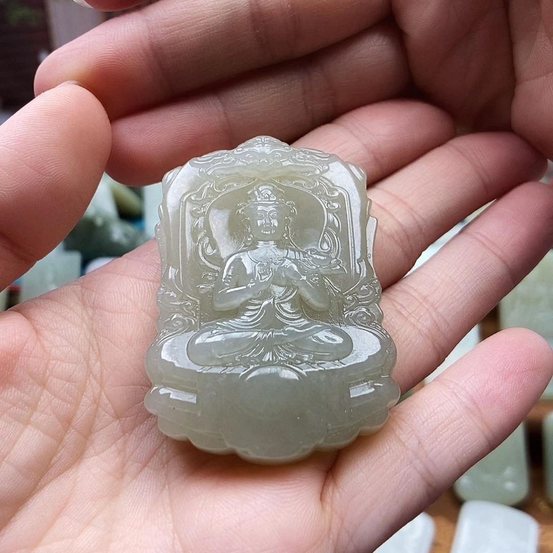 颈饰未镶嵌和田玉一**爹