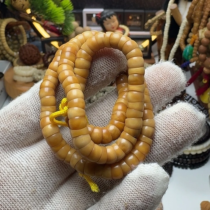 星月菩提手串3号车尺寸7龙脊大肠108
