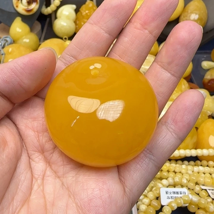 M***t蜜蜡颈饰未镶嵌天然蜜蜡