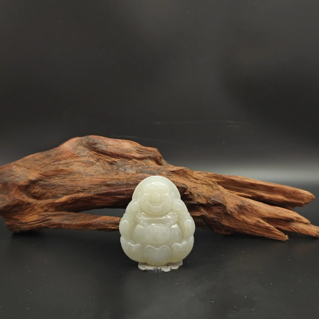 Q和田玉佛公吊坠（0986）